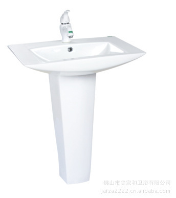 廠家直銷JAFZA 2820經典款式衛生潔具陶瓷柱盆 佛山市美家和衛浴專業供應
